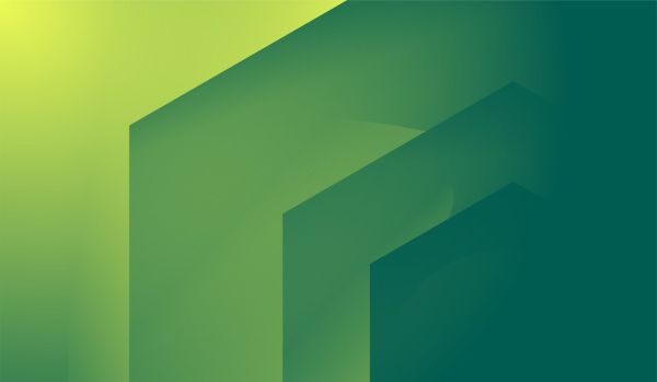 カラフルなグラデーションの幾何学デザイン