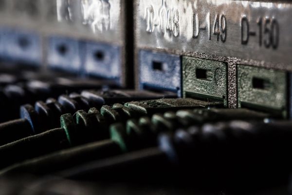 ネットワークサーバーのクローズアップ写真