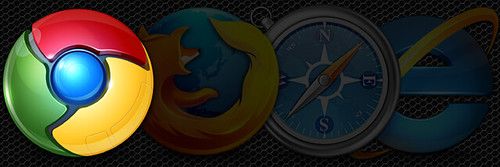 複数のWebブラウザのアイコン