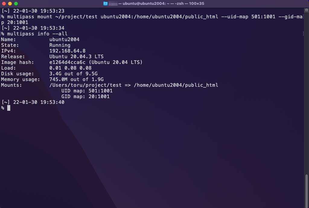 MultipassインスタンスへのVirtualminのインストールと共有フォルダ作成の試行 静岡県浜松市・関東 制作・開発なら株式会社WETCH（ウェッチ）
